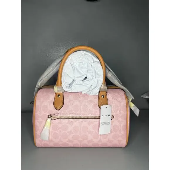 Coach Medium Powder Pink Rowan - Picture 2 of 9